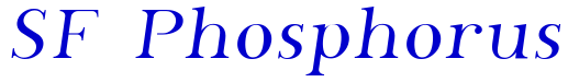 SF Phosphorus フォント
